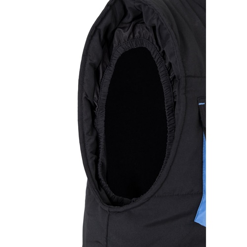VL NERGAL. Colete acolchoado, bicolor multibolsos (120g/m²), em poliéster (100%)