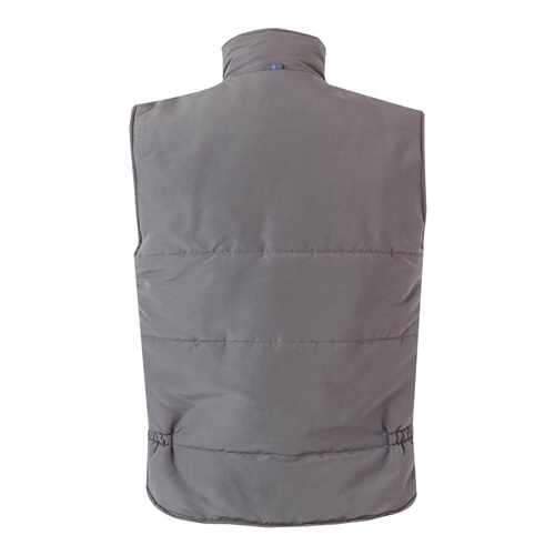 VL NERGAL. Colete acolchoado, bicolor multibolsos (120g/m²), em poliéster (100%)