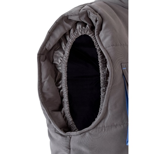 VL NERGAL. Colete acolchoado, bicolor multibolsos (120g/m²), em poliéster (100%)