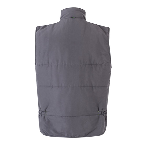 VL NERGAL. Colete acolchoado, bicolor multibolsos (120g/m²), em poliéster (100%)