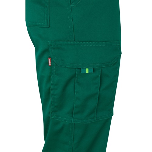 VL ZEUS. Calças stretch bicolor multibolsos (240g/m²), em algodão (46%), EME (38%) e poliéster (16%)