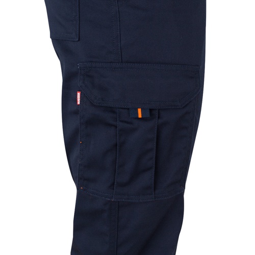 VL ZEUS. Calças stretch bicolor multibolsos (240g/m²), em algodão (46%), EME (38%) e poliéster (16%)