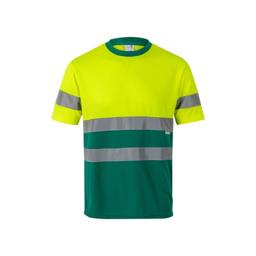 VL BRAHMA. T-shirt técnica bicolor bird-eye (140g/m²), em poliéster (100%)