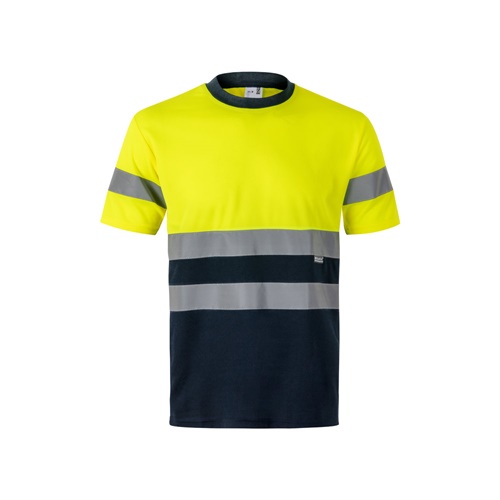 VL BRAHMA LARGE. T-shirt técnica bicolor bird-eye (140g/m²), em poliéster (100%)