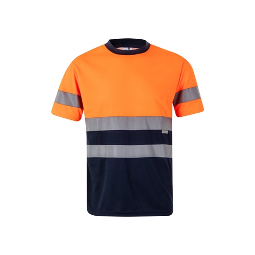 VL BRAHMA LARGE. T-shirt técnica bicolor bird-eye (140g/m²), em poliéster (100%)