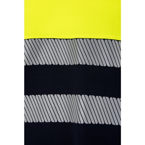 VL BASTET. T-shirt bicolor piqué (150g/m²), em algodão (55%) e poliéster (45%)
