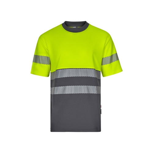 VL BASTET. T-shirt bicolor piqué (150g/m²), em algodão (55%) e poliéster (45%)