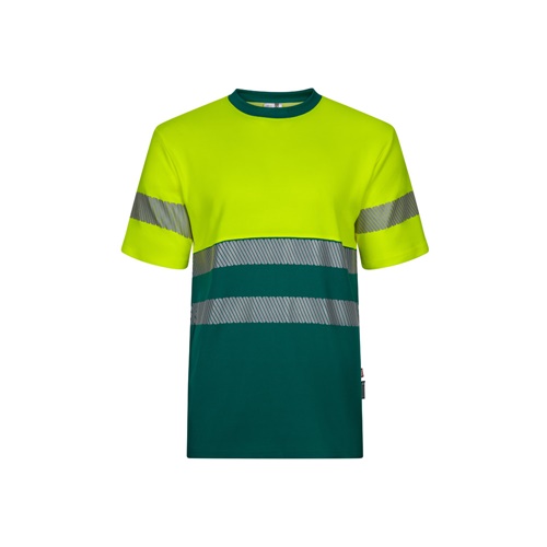 VL BASTET. T-shirt bicolor piqué (150g/m²), em algodão (55%) e poliéster (45%)