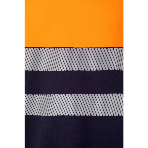 VL BASTET. T-shirt bicolor piqué (150g/m²), em algodão (55%) e poliéster (45%)