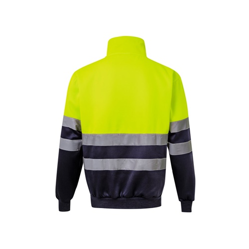 VL THOR. Sweatshirt bicolor (300g/m²) em felpa de poliéster (100%)