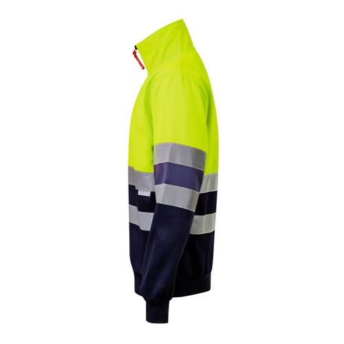 VL THOR. Sweatshirt bicolor (300g/m²) em felpa de poliéster (100%)
