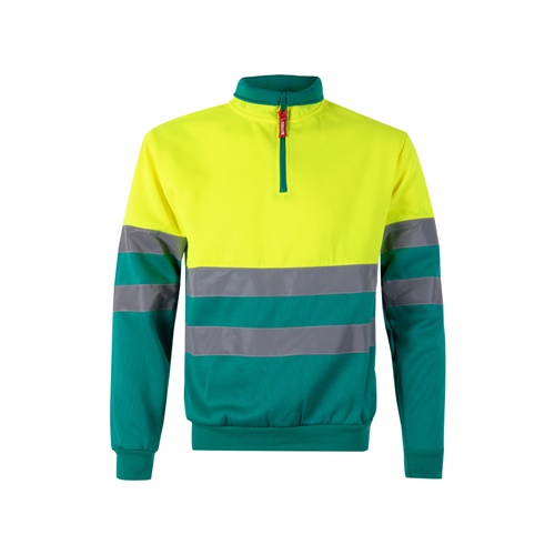 VL THOR. Sweatshirt bicolor (300g/m²) em felpa de poliéster (100%)