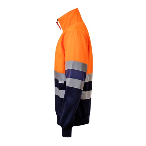 VL THOR. Sweatshirt bicolor (300g/m²) em felpa de poliéster (100%)