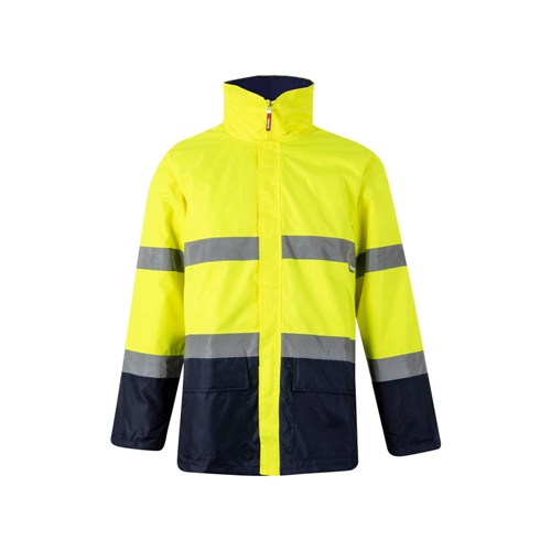 VL THEMIS LARGE. Parka bicolor (190g/m²), em poliéster (100%), com revestimento em PU