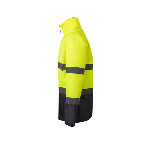 VL THEMIS LARGE. Parka bicolor (190g/m²), em poliéster (100%), com revestimento em PU