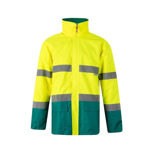 VL THEMIS LARGE. Parka bicolor (190g/m²), em poliéster (100%), com revestimento em PU