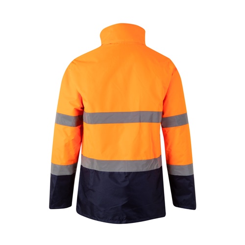 VL THEMIS LARGE. Parka bicolor (190g/m²), em poliéster (100%), com revestimento em PU