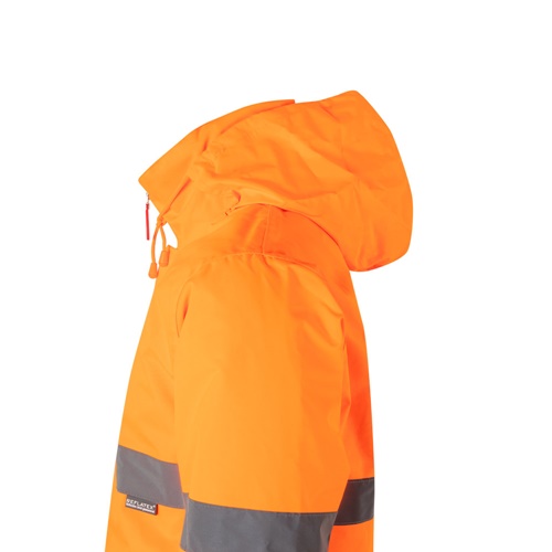 VL THEMIS LARGE. Parka bicolor (190g/m²), em poliéster (100%), com revestimento em PU