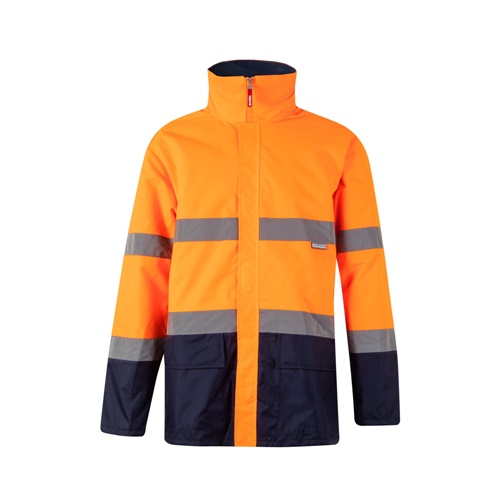 VL THEMIS LARGE. Parka bicolor (190g/m²), em poliéster (100%), com revestimento em PU