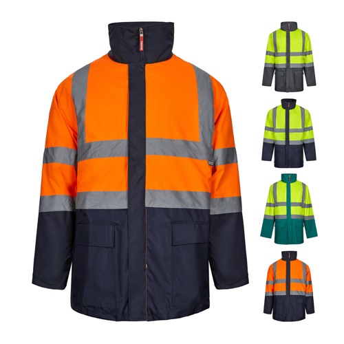 VL JUNO LARGE. Parka 4 em 1 bicolor (180g/m²), em poliéster (100%) com revestimento de PU