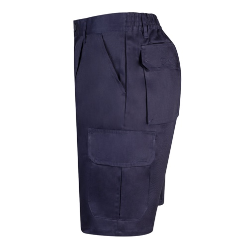 VL CHIONE. Bermudas em sarja multibolsos (200g/m²), em algodão (35%) e poliéster (65%)