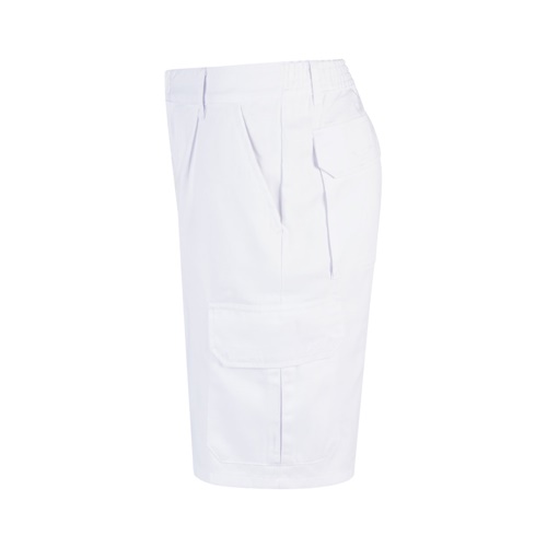 VL CHIONE. Bermudas em sarja multibolsos (200g/m²), em algodão (35%) e poliéster (65%)