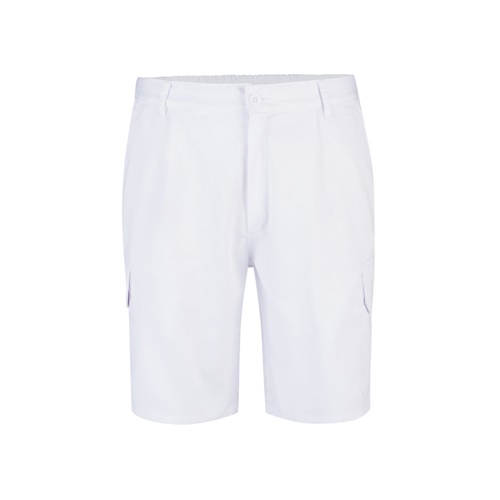 VL CHIONE. Bermudas em sarja multibolsos (200g/m²), em algodão (35%) e poliéster (65%)