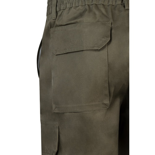 VL CHIONE. Bermudas em sarja multibolsos (200g/m²), em algodão (35%) e poliéster (65%)