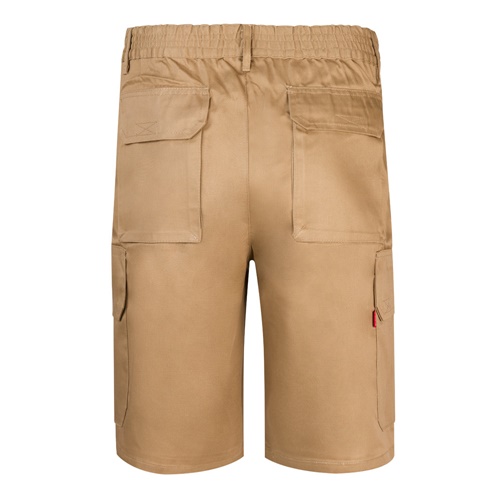VL CHIONE. Bermudas em sarja multibolsos (200g/m²), em algodão (35%) e poliéster (65%)