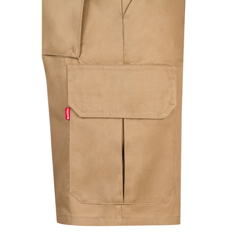 VL CHIONE. Bermudas em sarja multibolsos (200g/m²), em algodão (35%) e poliéster (65%)
