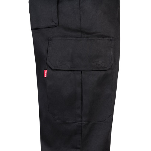 VL MABON. Calças em sarja (200g/m²) multibolsos,em algodão (35%) e poliéster (65%)