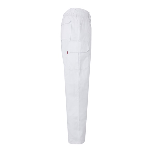 VL MABON. Calças em sarja (200g/m²) multibolsos,em algodão (35%) e poliéster (65%)