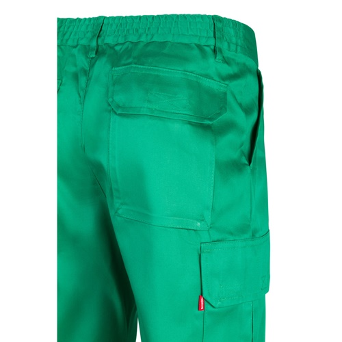 VL MABON. Calças em sarja (200g/m²) multibolsos,em algodão (35%) e poliéster (65%)