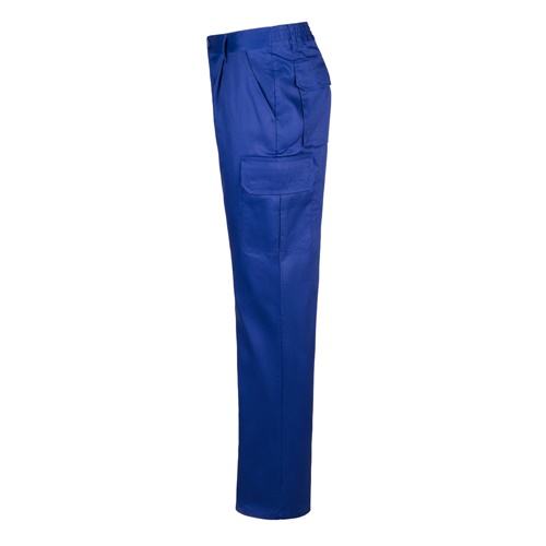 VL MABON. Calças em sarja (200g/m²) multibolsos,em algodão (35%) e poliéster (65%)