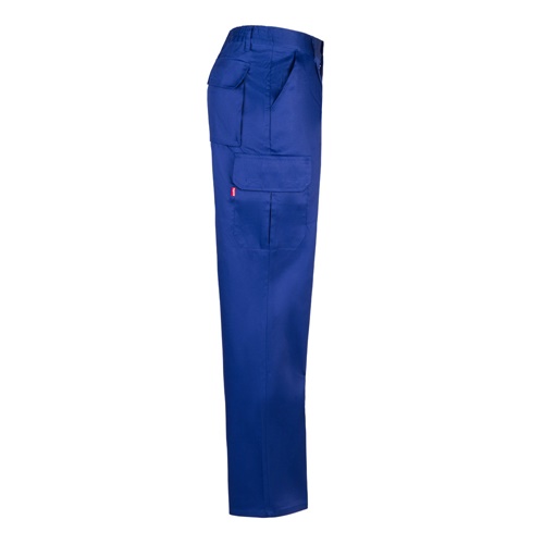 VL MABON. Calças em sarja (200g/m²) multibolsos,em algodão (35%) e poliéster (65%)