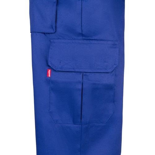 VL MABON. Calças em sarja (200g/m²) multibolsos,em algodão (35%) e poliéster (65%)