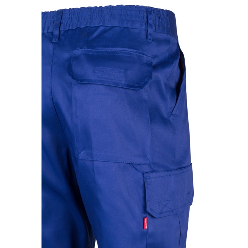 VL MABON. Calças em sarja (200g/m²) multibolsos,em algodão (35%) e poliéster (65%)