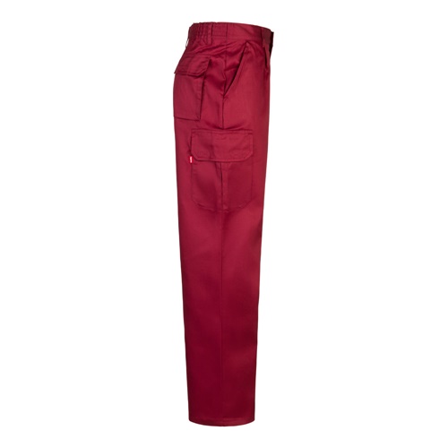 VL MABON. Calças em sarja (200g/m²) multibolsos,em algodão (35%) e poliéster (65%)