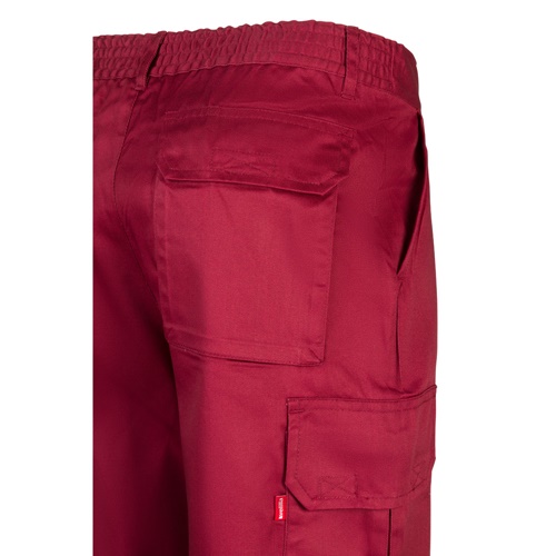 VL MABON. Calças em sarja (200g/m²) multibolsos,em algodão (35%) e poliéster (65%)