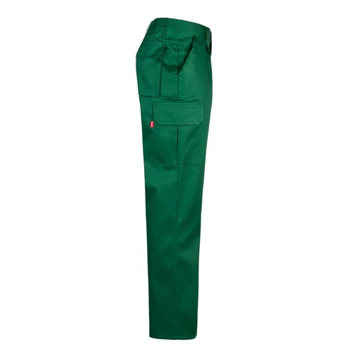 VL MABON. Calças em sarja (200g/m²) multibolsos,em algodão (35%) e poliéster (65%)