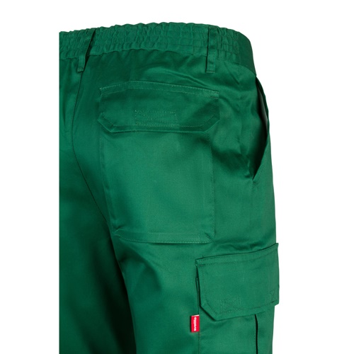 VL MABON. Calças em sarja (200g/m²) multibolsos,em algodão (35%) e poliéster (65%)