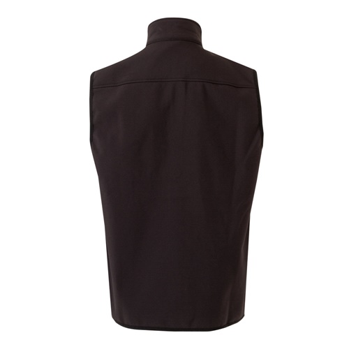 VL VARUNA. Colete soft shell (280g/m²), com forro polar, em poliéster (94%) e elastano (6%)