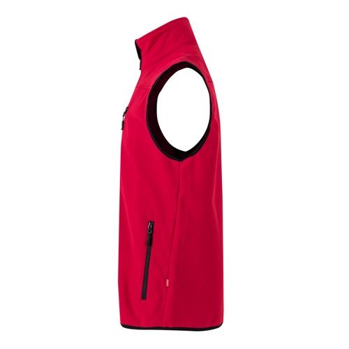 VL VARUNA. Colete soft shell (280g/m²), com forro polar, em poliéster (94%) e elastano (6%)