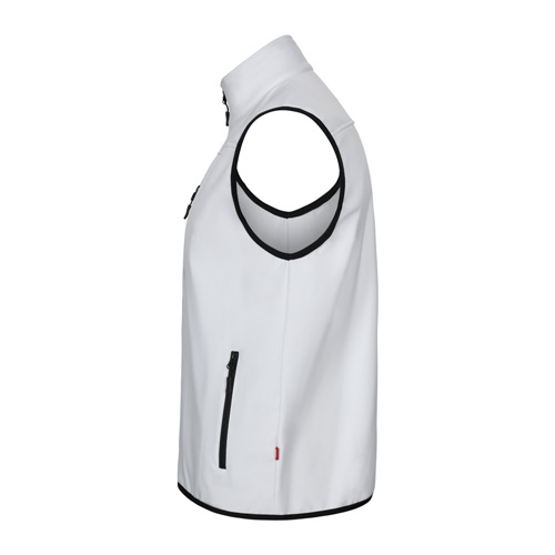 VL VARUNA. Colete soft shell (280g/m²), com forro polar, em poliéster (94%) e elastano (6%)
