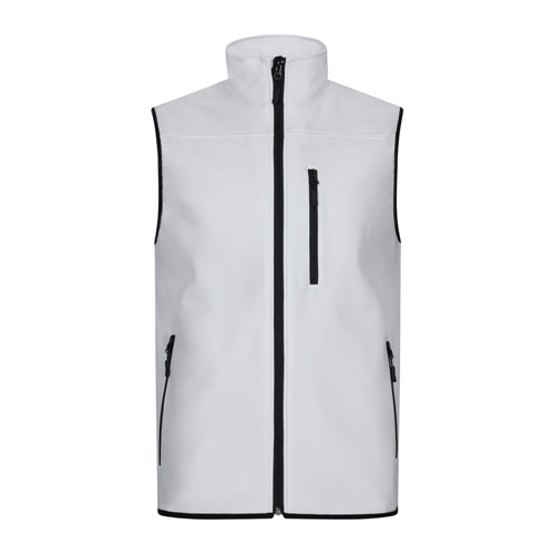 VL VARUNA. Colete soft shell (280g/m²), com forro polar, em poliéster (94%) e elastano (6%)
