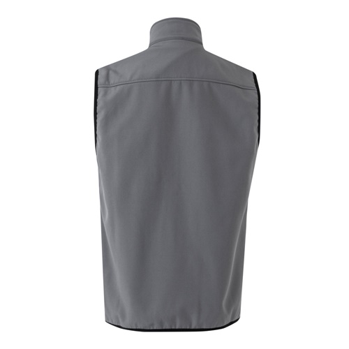 VL VARUNA. Colete soft shell (280g/m²), com forro polar, em poliéster (94%) e elastano (6%)