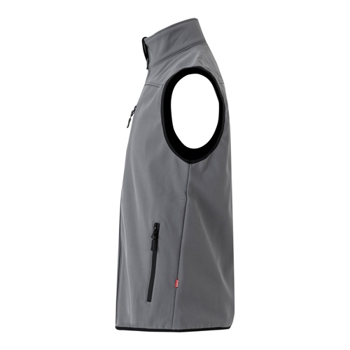VL VARUNA. Colete soft shell (280g/m²), com forro polar, em poliéster (94%) e elastano (6%)