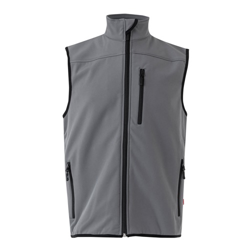 VL VARUNA. Colete soft shell (280g/m²), com forro polar, em poliéster (94%) e elastano (6%)