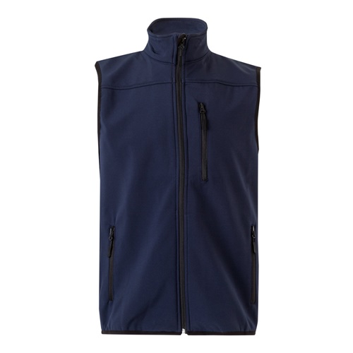 VL VARUNA. Colete soft shell (280g/m²), com forro polar, em poliéster (94%) e elastano (6%)