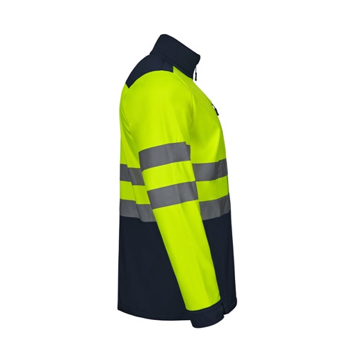 VL HESTIA LARGE. Casaco soft shell (280g/m²) bicolor, com forro polar e membrana de TPU, em poliéster (96%) e elastano (4%)